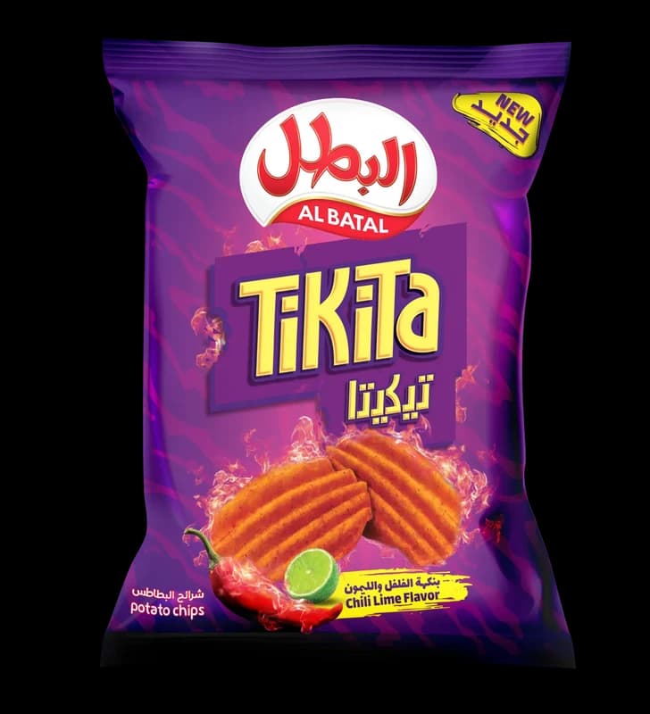 البطل تيكيتا بطاطس فلفل ليمون 155 جم