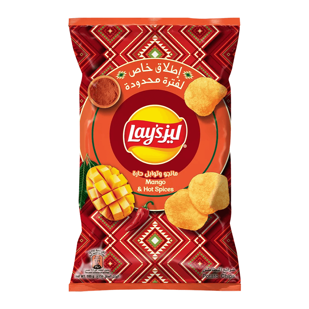ليز مانجو وتوابل حارة 165 جم