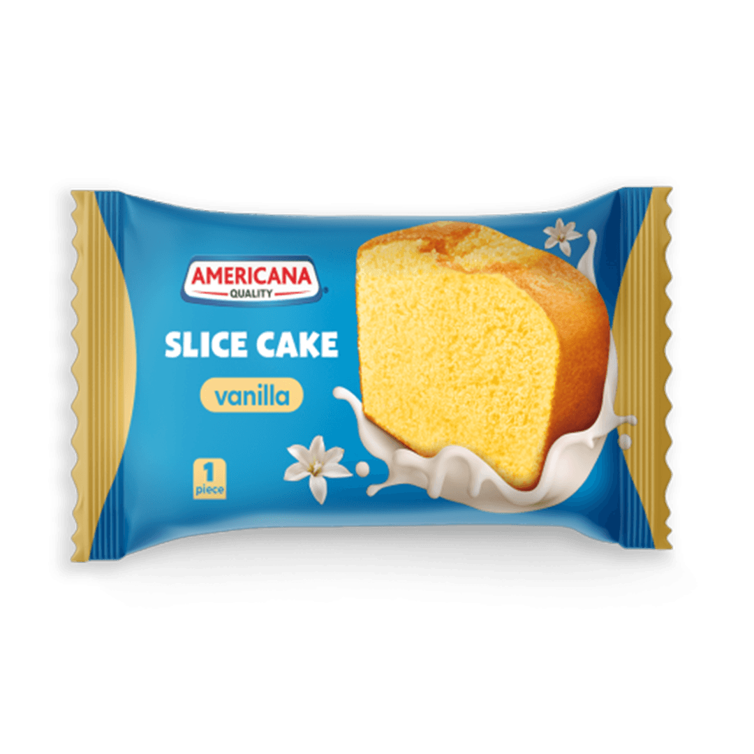 امريكانا شريحة كيك الفانيليا 70 جم