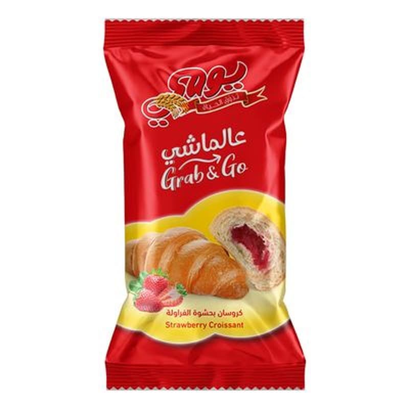 يومي كروسان بحشوة الفراولة