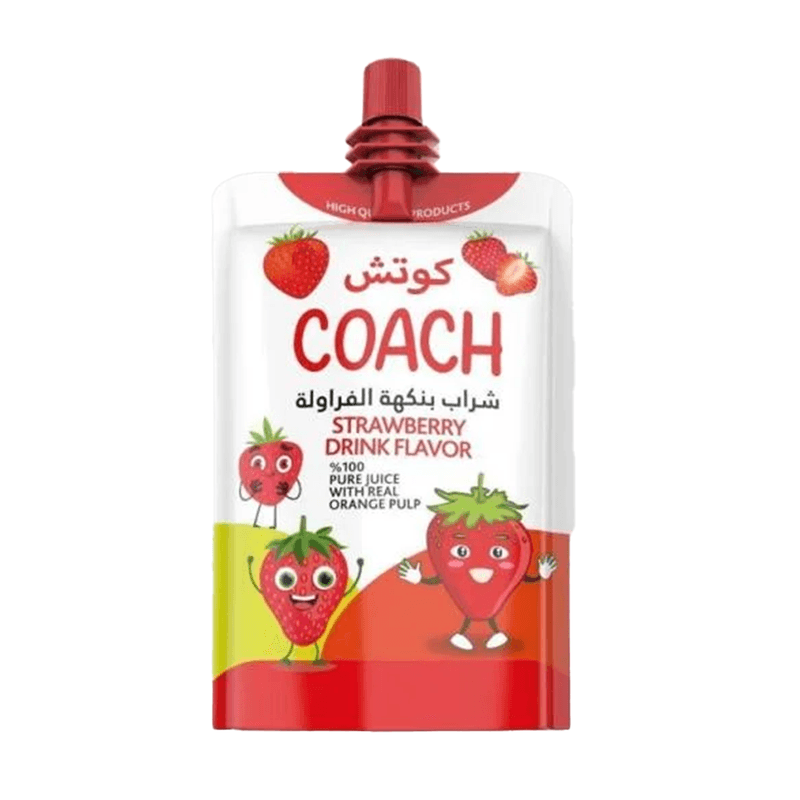 عصير كوتش فراولة 180 مل