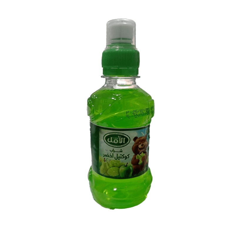 عصير الامل كوكتيل اخضر مزاز 200 مل