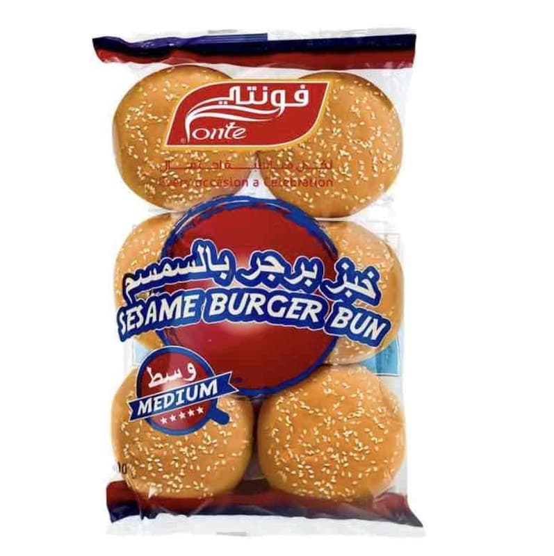 فونتي خبز برجر بالسمسم