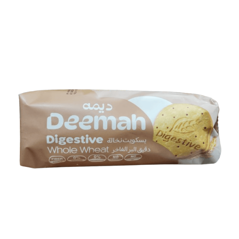 ديمة بسكويت نخالة دايجستف دقيق البر الفاخر 130 جم