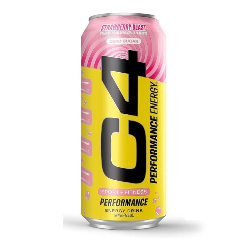 سي فور مشروب طاقة غني بالفراولة 500 مل