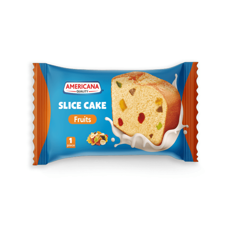 امريكانا شريحة كيك الفواكه 70جم