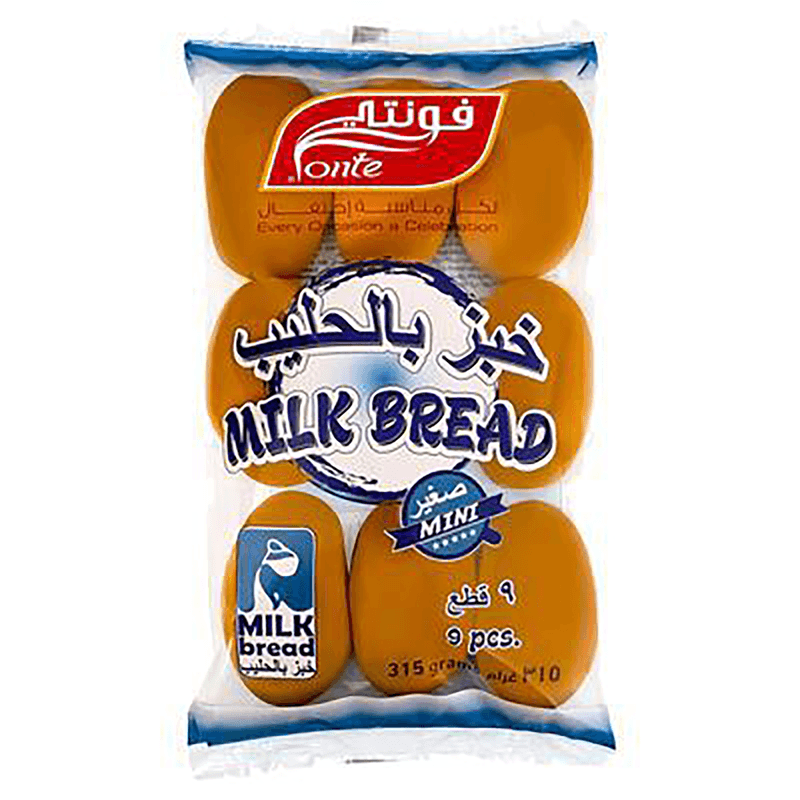 فونتي خبز بالحليب 9 قطع 315 جرام