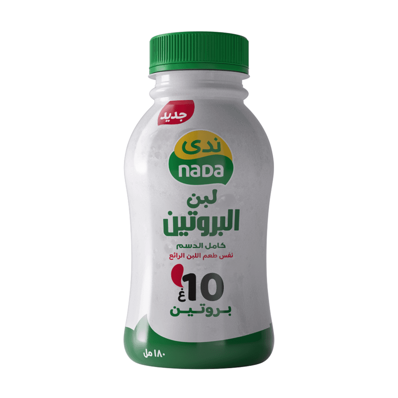 الندى لبن كامل الدسم بروتين 180 مل