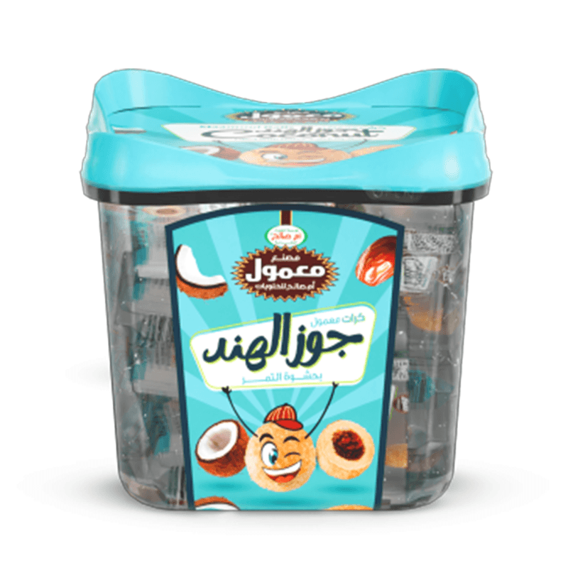 معمول ام صالح كب جوز الهند 450جم