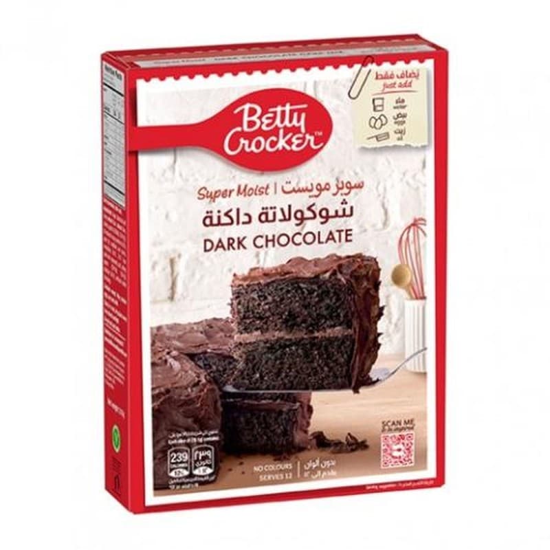 بيتي كروكر خليط كيك  شوكولاتة داكنة 510 جم