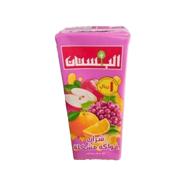 البستان شراب فواكهة مشكلة  مع سكر مضاف 200 مل