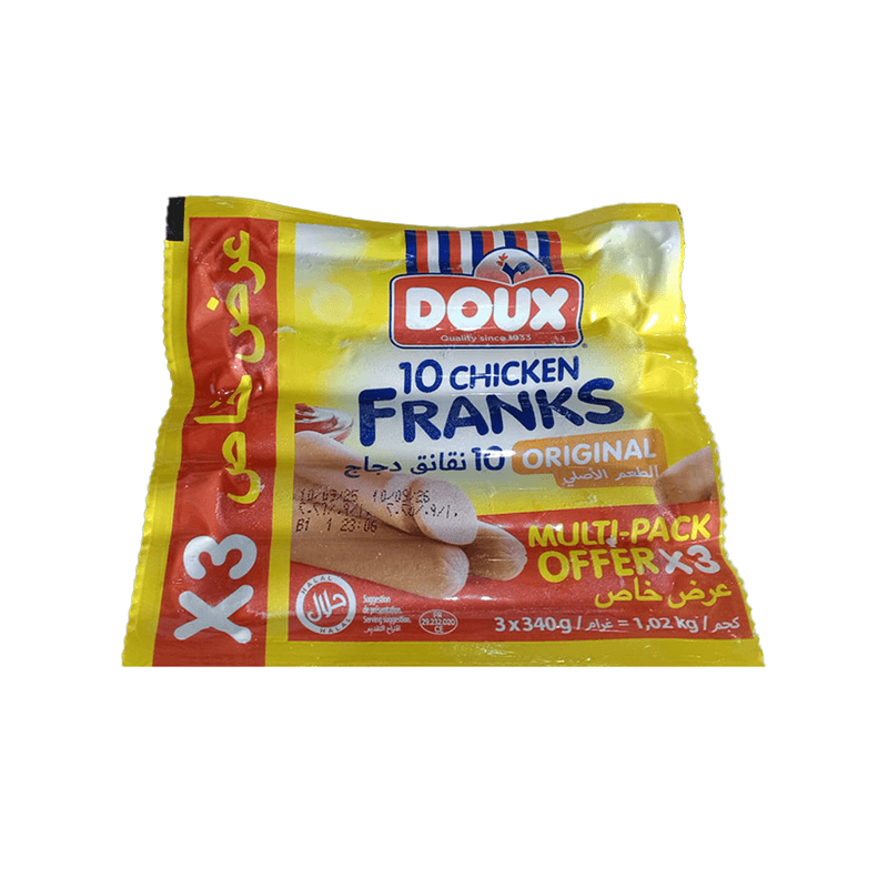 دو نقانق دجاج 340 جم