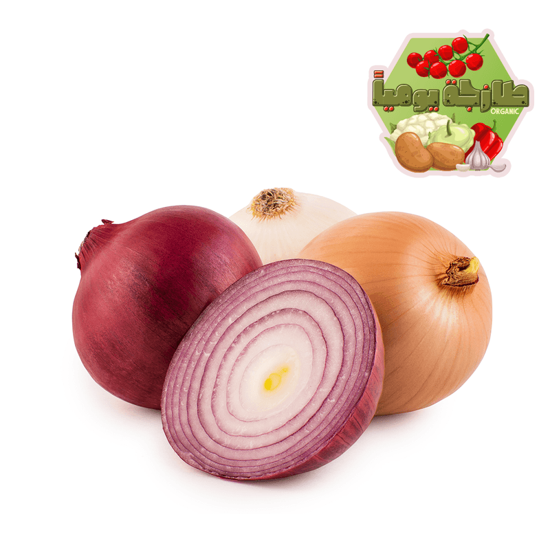 خيشة بصل وسط 3كيلو تقريبا