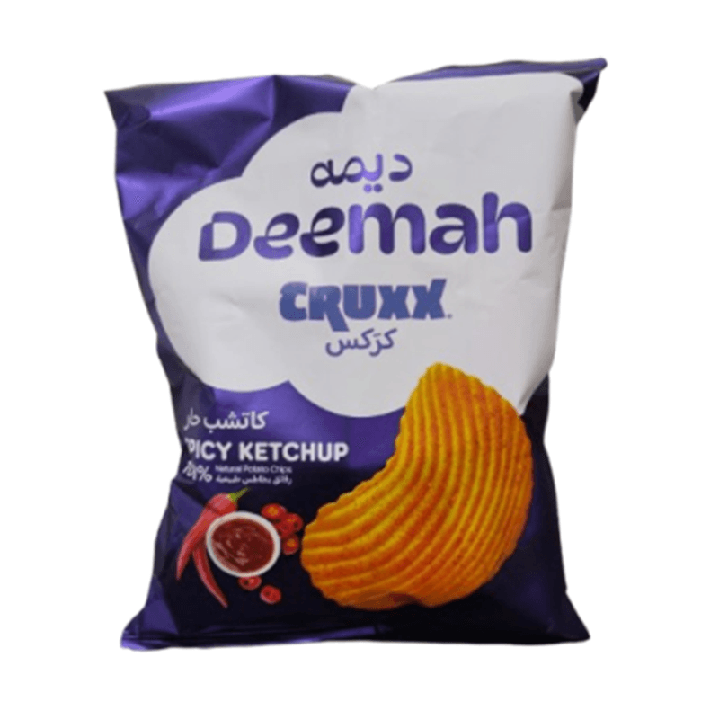 ديمة بطاطس كركس كاتشب حار 75 جم