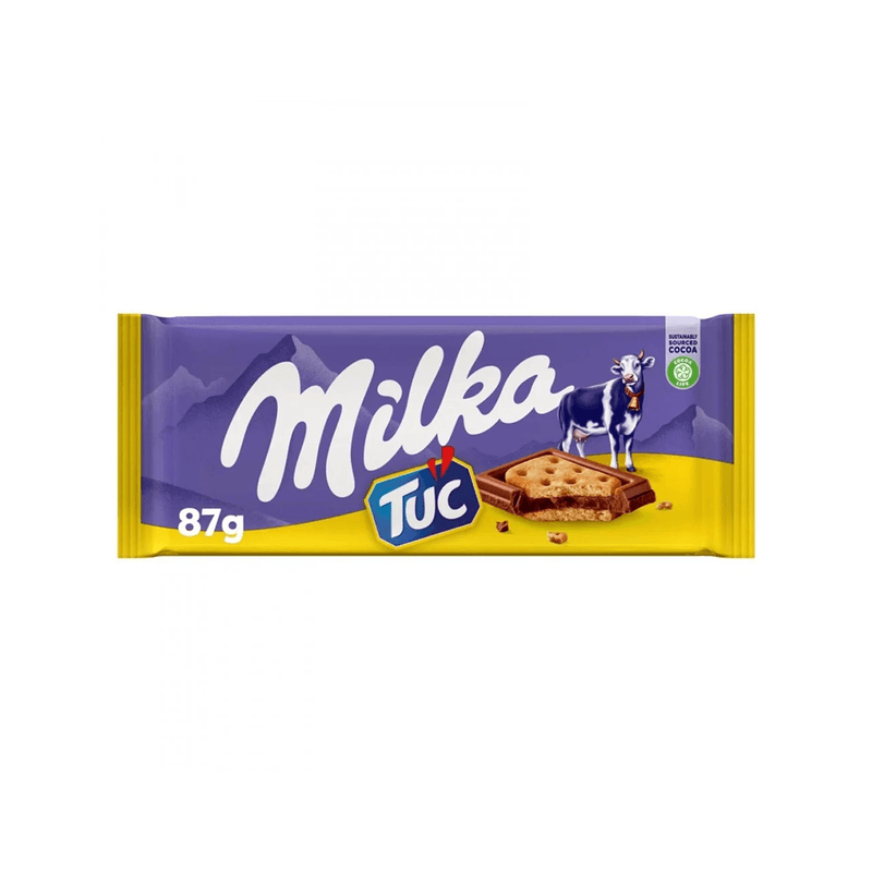 ميلكا شوكولاتة تاك مع بسكويت مملح بين المذاق الحلو والمالح 87 جم