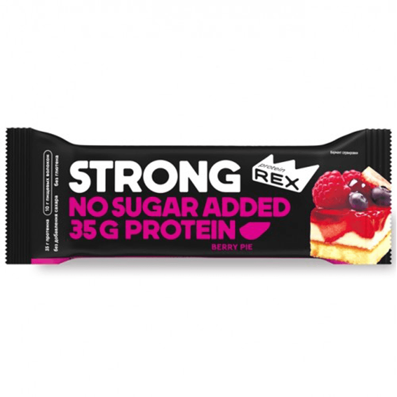 ريكس الواح بروتين فطيرة التوت المشكل سترونج 100 جم