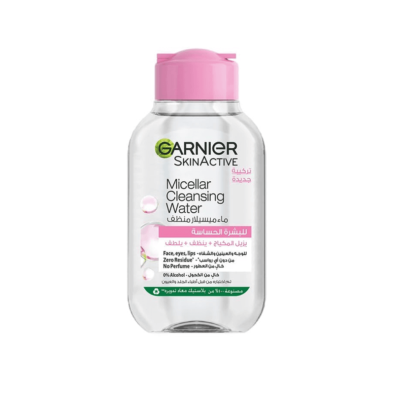 غارنييه ماء ميسلار مزيل مكياج سكن ايكفيتف للبشره الحساسة 100 مل