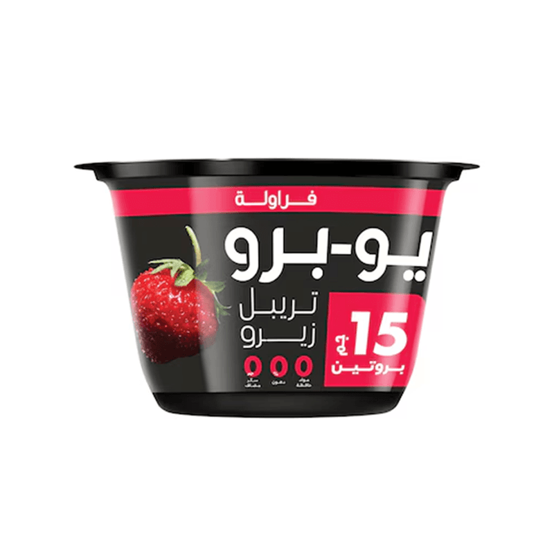 الصافي يو-برو زبادي يوناني فراولة 150جم