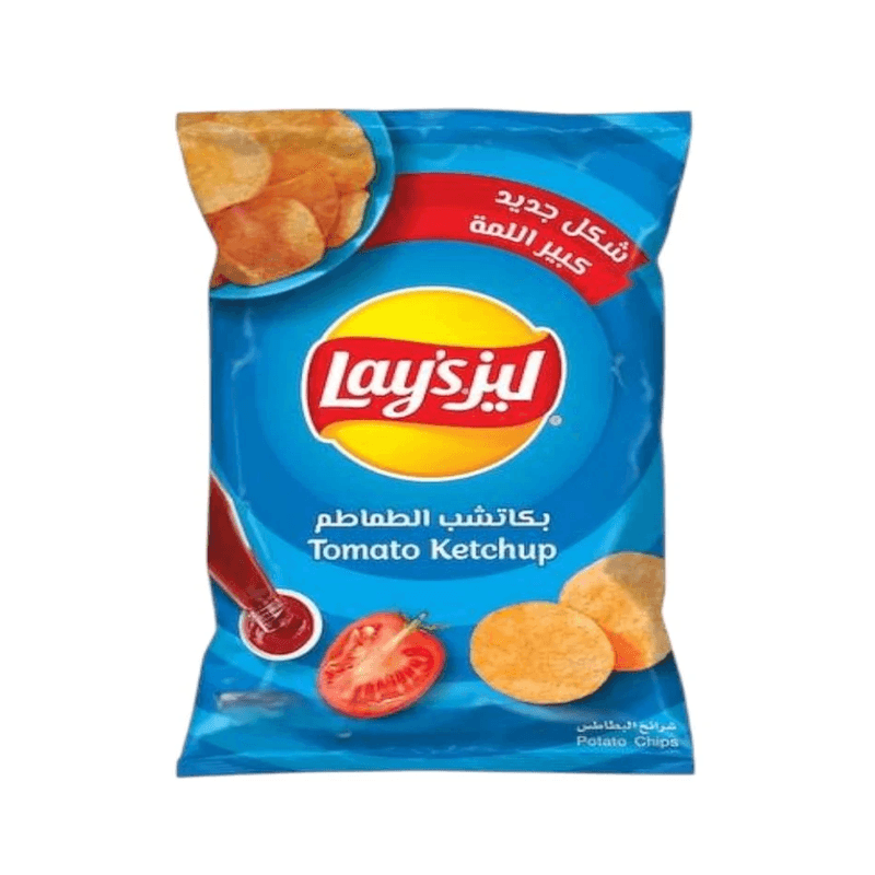 ليز رقائق البطاطس بالكاتشب 60جم