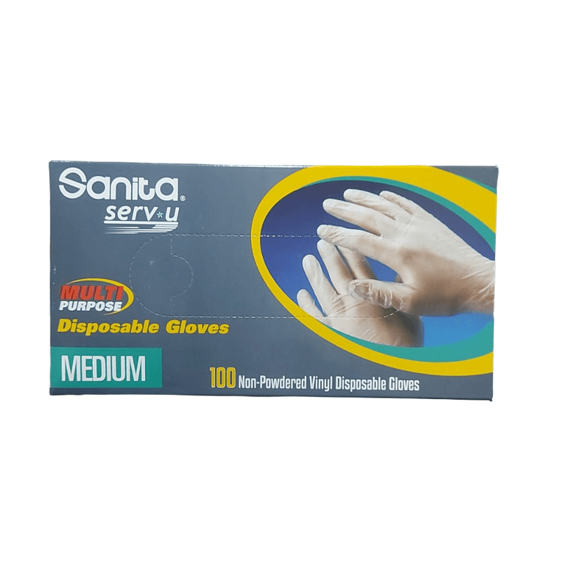 قفازات فينيل بدون بودرة مقاس M