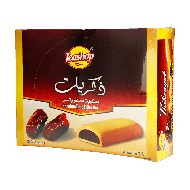 تيشوب ذكريات بسكويت محشو بالتمر  19جم بوكس*24