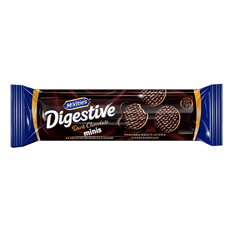 بسكويت القمح الكامل مغطاة بشكولاتة الداكنة 40 جم