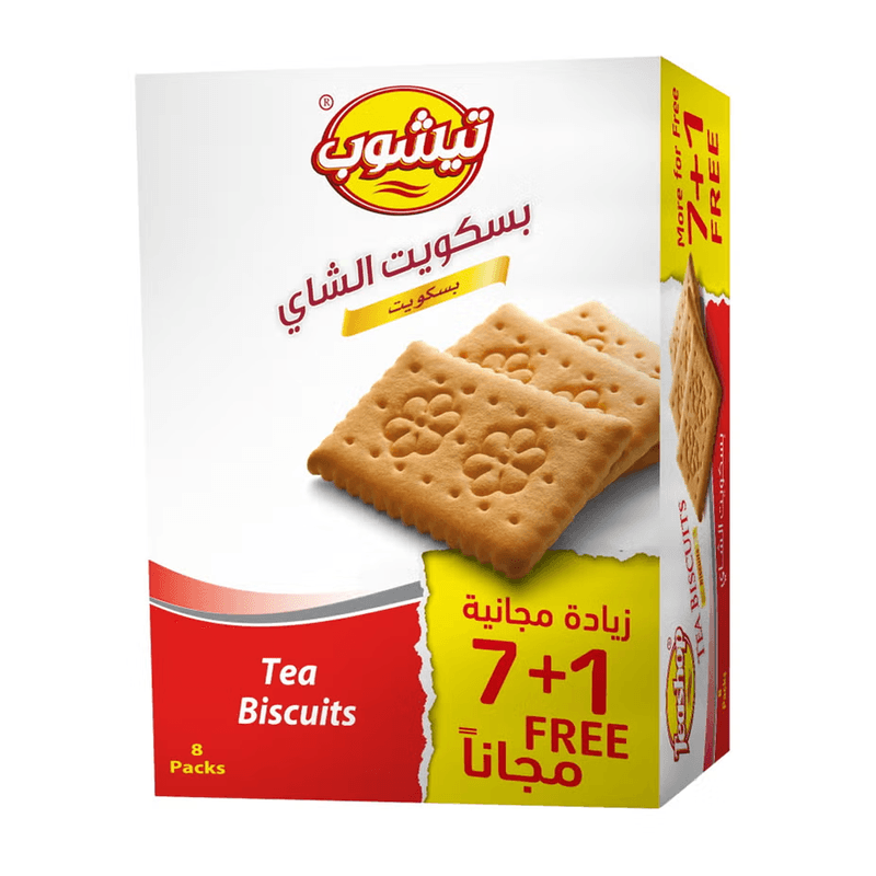 تيشوب بسكويت الشاي 70جم*8