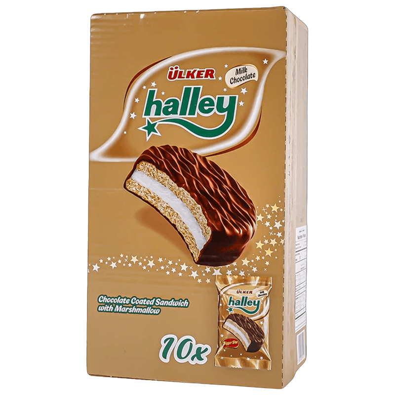 كيك اولكر هالي محشو بالمارشمالو ومغطاة بالشوكلاتة 26جم بوكس*10