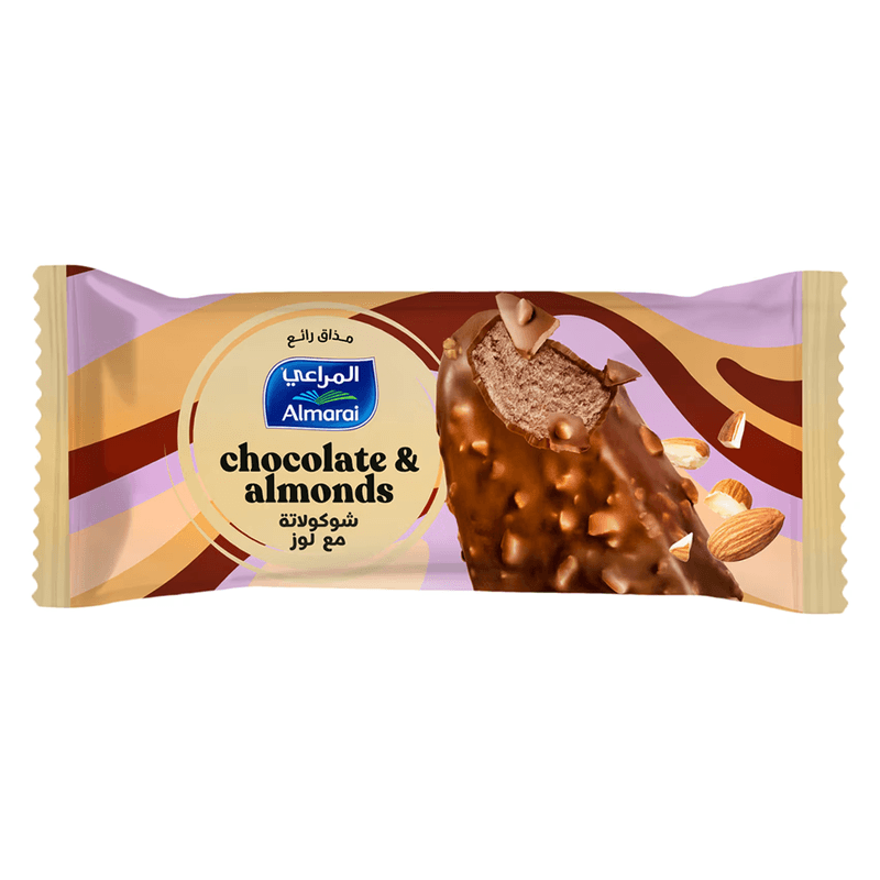 المراعي ايسكريم شوكولاتة مع لوز 90 مل