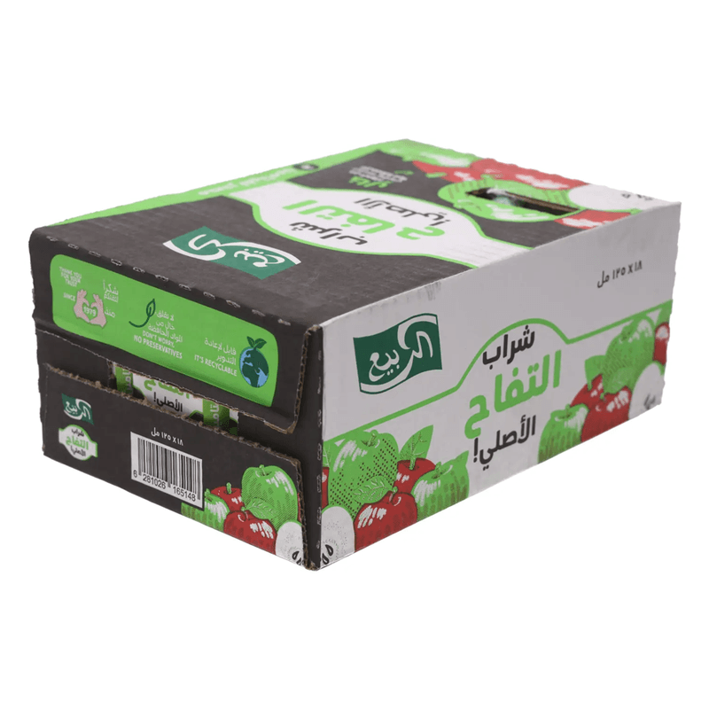 الربيع شراب التفاح الاصلي 18*125