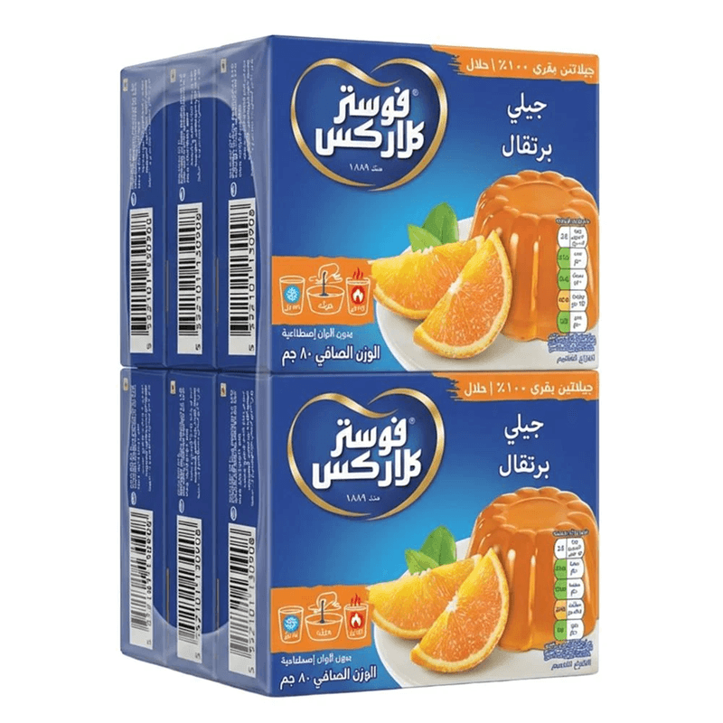 فوستر كلاركس جلي برتقال 80جم *6