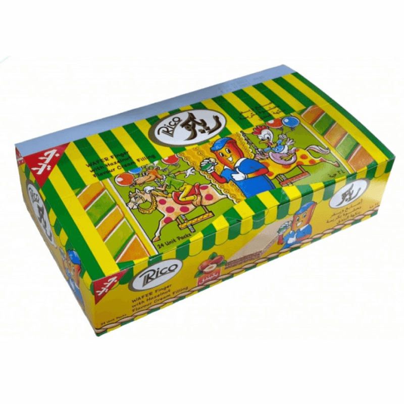 اصابع ويفر محشوة بكريمة بنكهة البندق 17.6*24