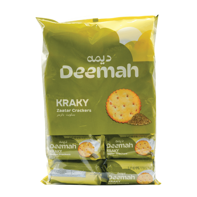دبمة بسكويت كراكي بالزعتر 42جم*12