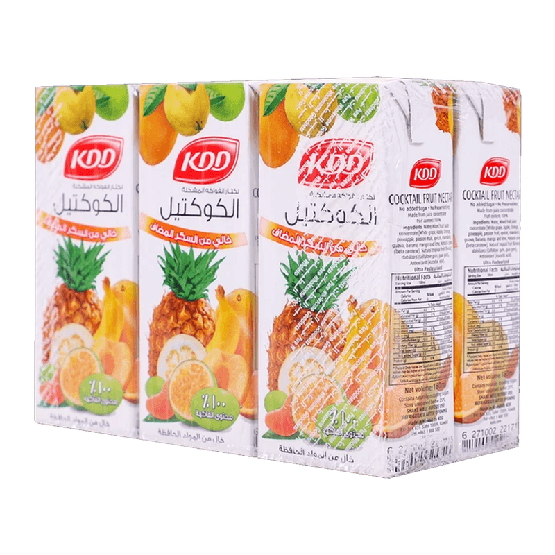 كي دي دي عصير كوكتيل 180مل*6