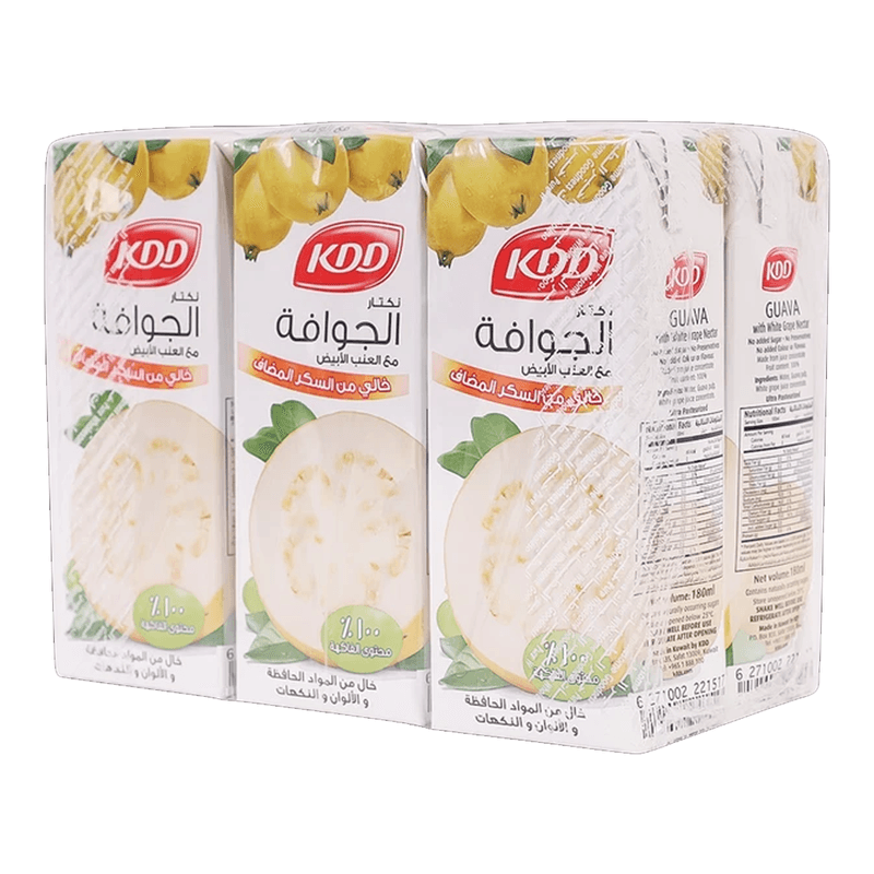 كي دي دي عصير جوافه 180مل*6
