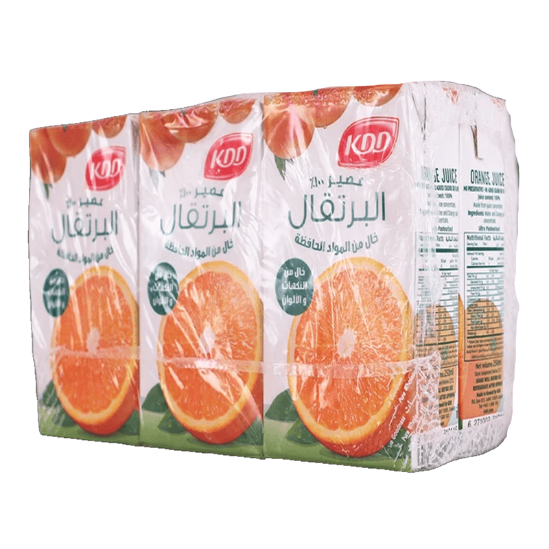كي دي دي عصير برتقال180مل*6