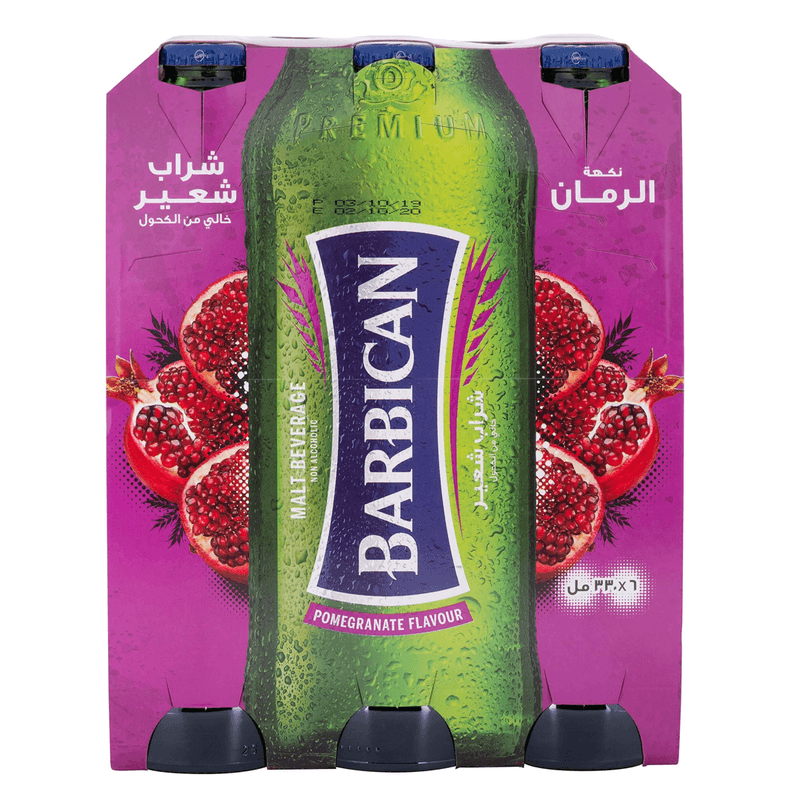 بربيكان شراب الشعير نكهة الرمان330*6