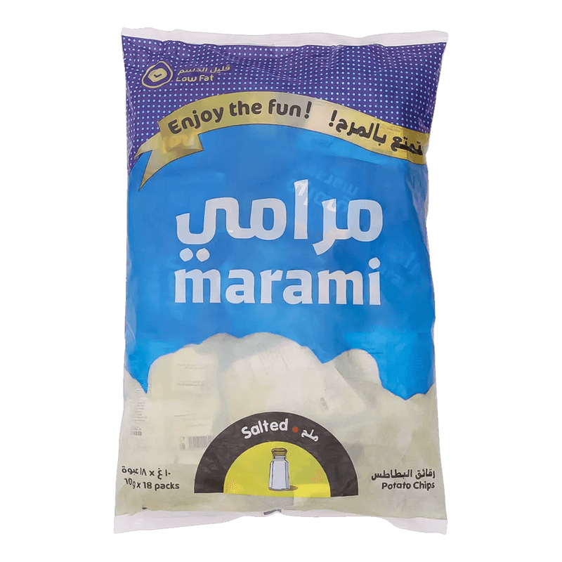 مرامي بطاطس ملح 10جم*18