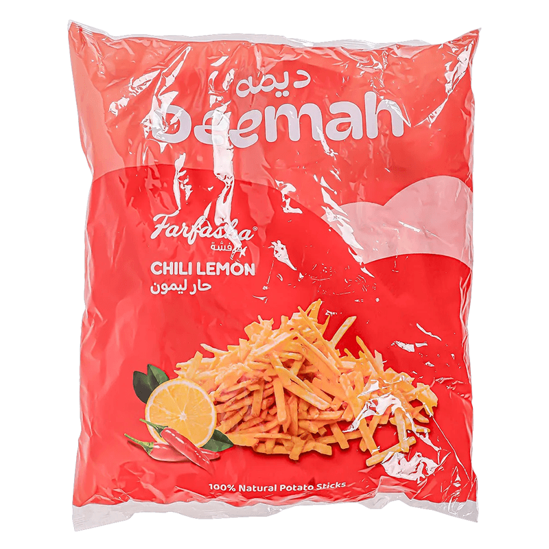 ديمة فرفشه بطاطس شطه حار وليمون15جم*24