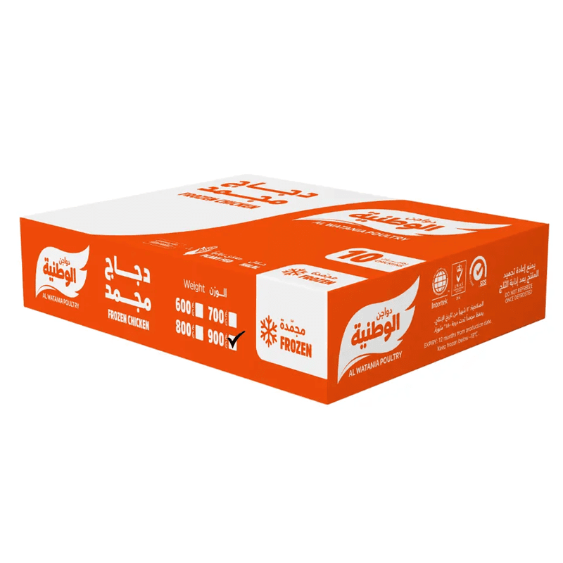 الوطنيه دجاج مجمد 900جم*10