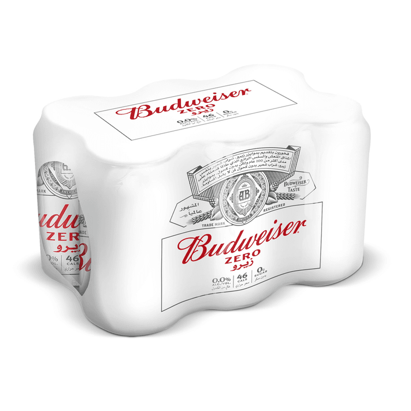 بيرة بدوايزر زيرو سادة علب 330مل*6