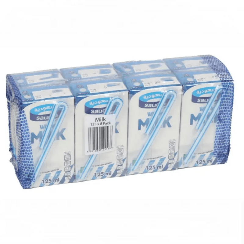 السعودية حليب كامل الدسم 125مل*8