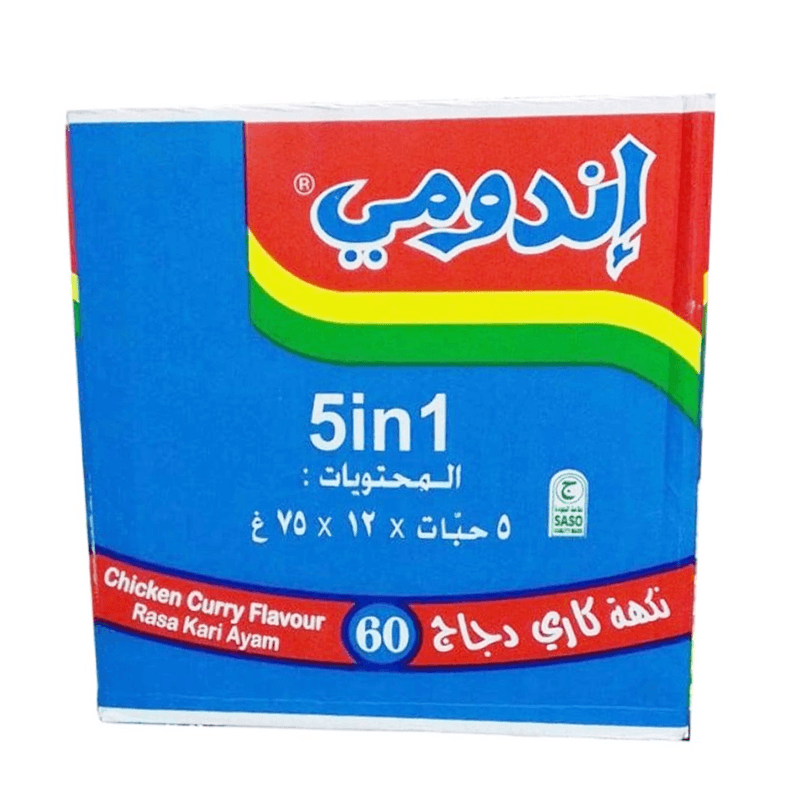 اندومي نكهة كاري دجاج 5*12*75جم
