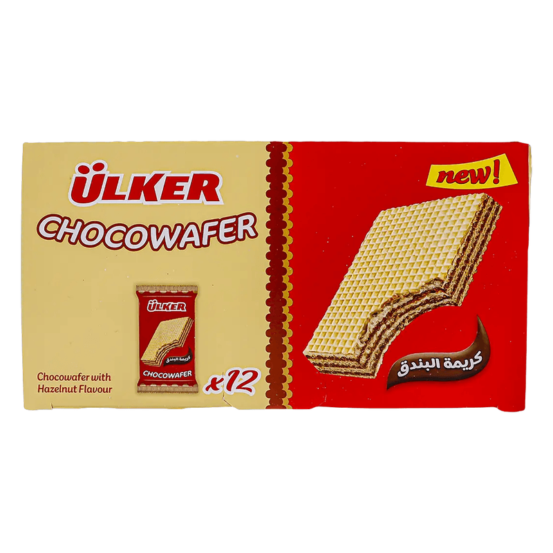 اولكر شوكو ويفر كريمة البندق 25 جم*12