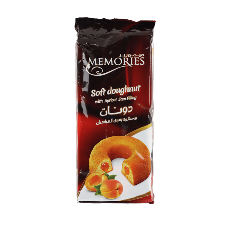 ميموريز دونات محشوة بمربي المشمش240جم*6