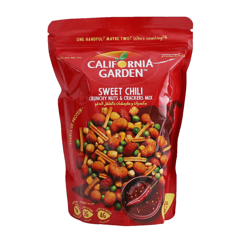 حدائق كاليفورنيا مكسرات ومقرمشات بالفلفل الحلو 150جم