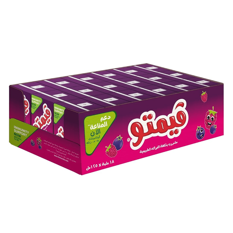 فيمتو شراب بنكهه الفواكة الطبيعية 125مل*18