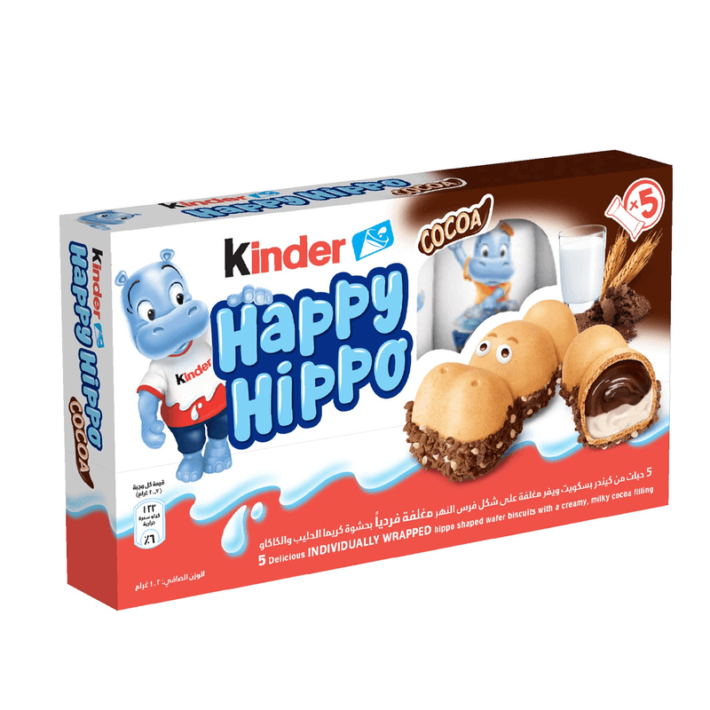 كندر هابي هيبو ويفر مقرمش محشو بكريمة الحليب 20.7جم*5