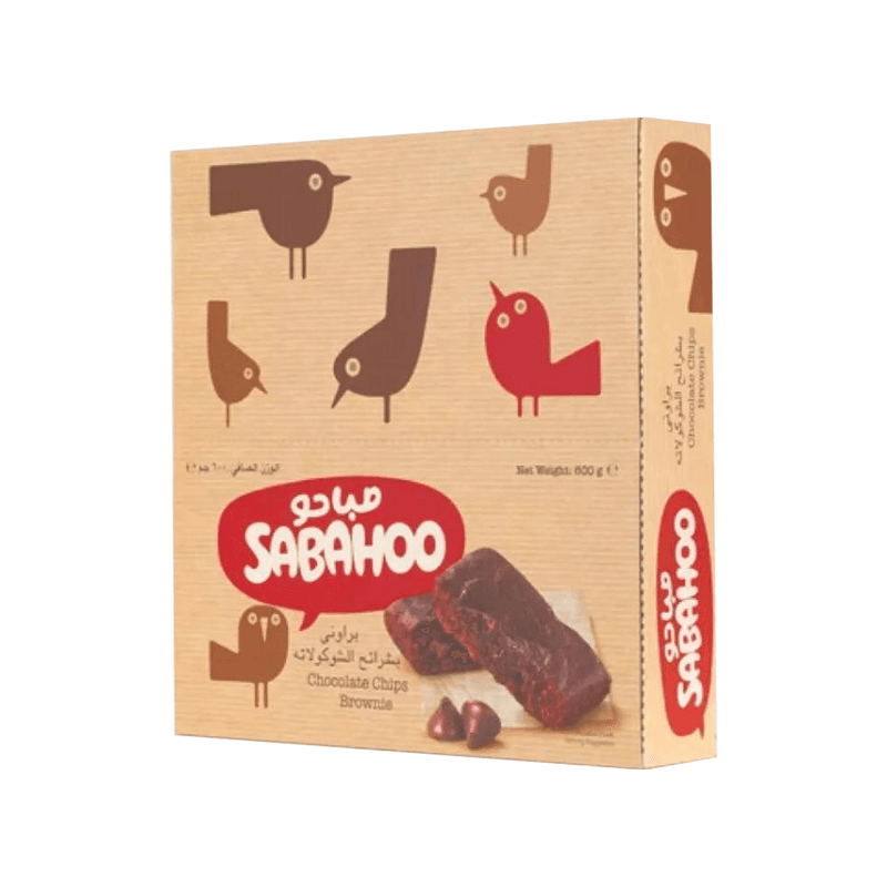 صباحو براوني بشرائح الشوكولاتة 12 عبوة*50 جم