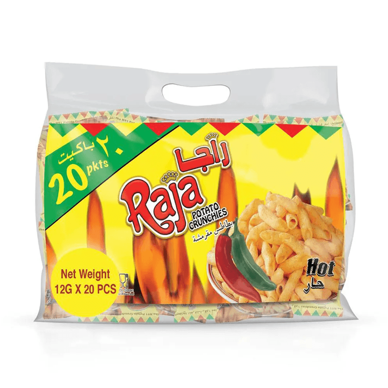 بطاطس راجا مقرمشة الحارة 12جم*20